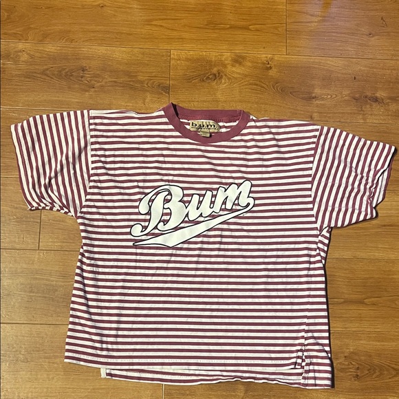 B.U.M. Equipment Other - Vintage 1993 BUM EQUIPMENT Striped T-Shirt